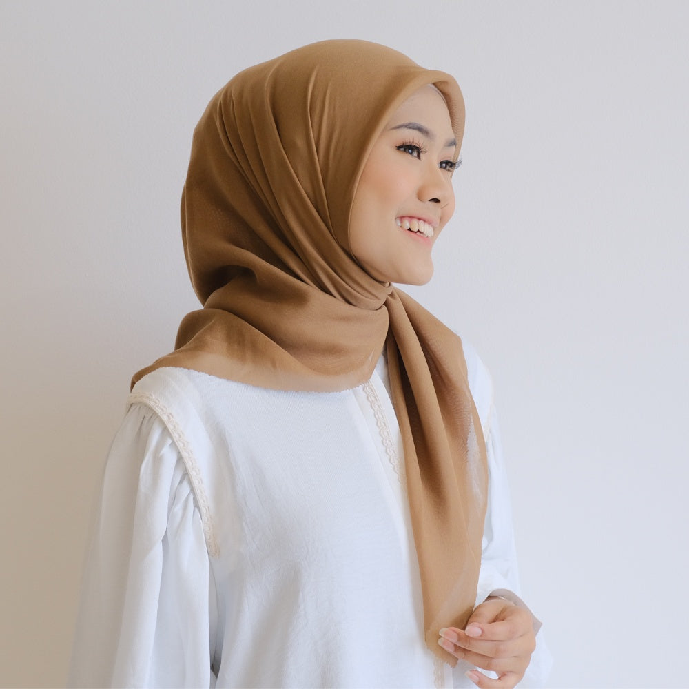 Image of Eclemix Dinara Plain Hijab | Hijab Polos Segiempat Paris Japan Premium